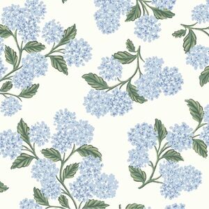 2 Rolls Rifle Paper Co Hydrangea Wallpaper Blue White